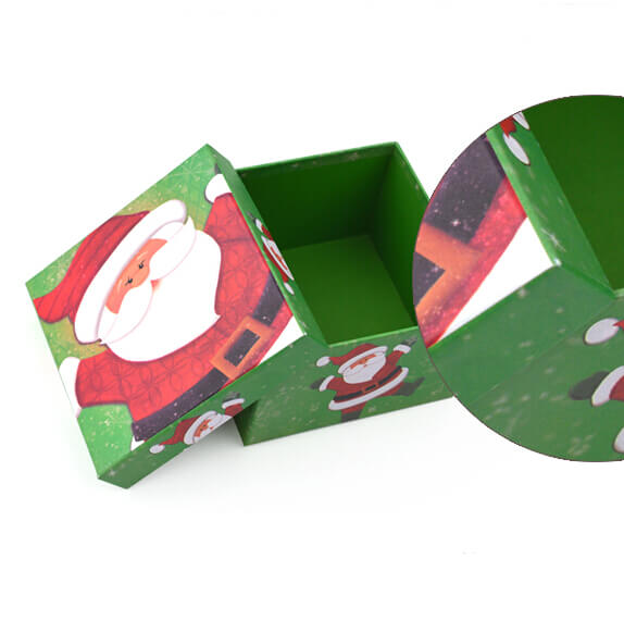 Santa Claus Boxes for Christmas Gift Packaging