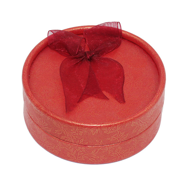Round tubebox earring gift box with foam inside