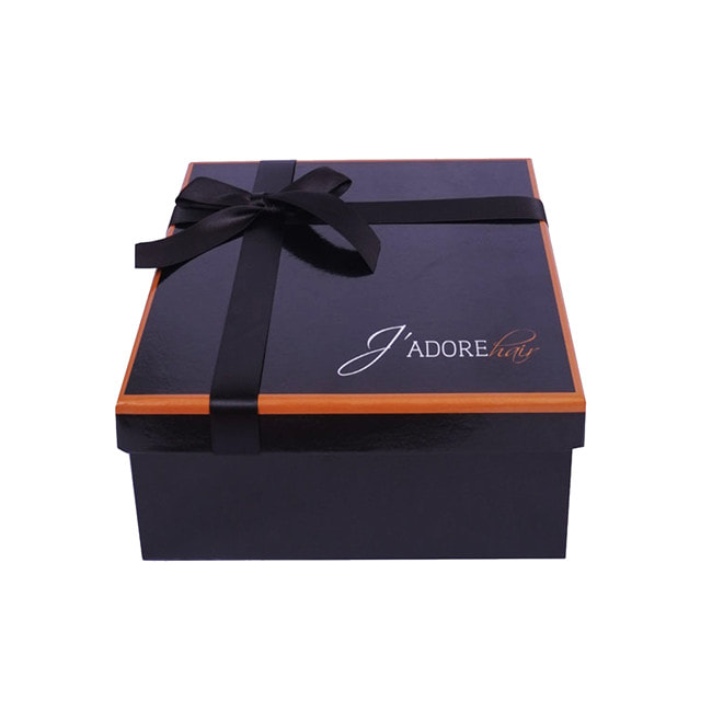 Luxury Glossy Black Shirt Boxes with Lids