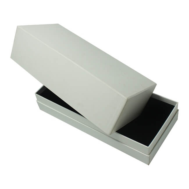 Plain White Cardboard Gift Box with Lid