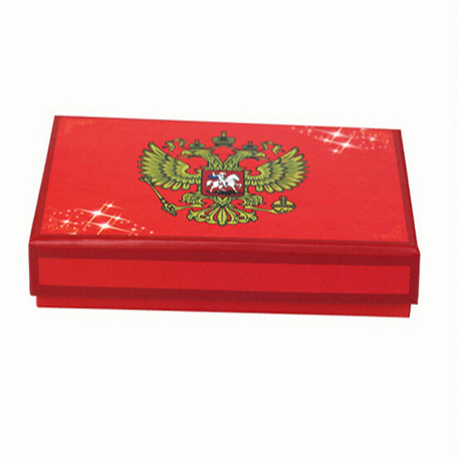 Red Color Matte Laminated Large Necklace Gift Box
