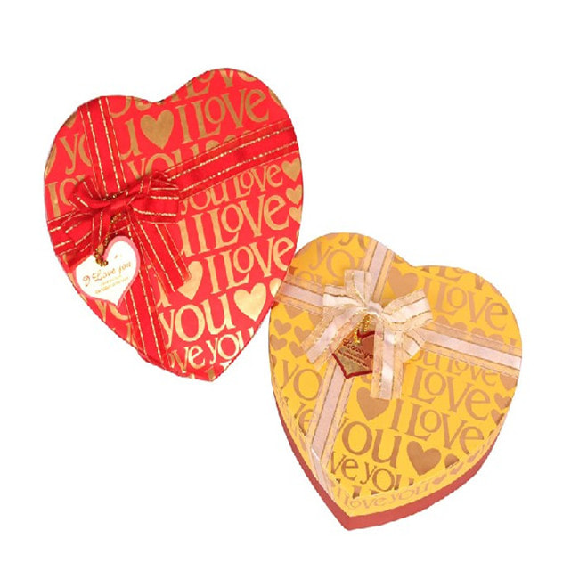 Gold Foiled Chocolate Box Heart Shaped