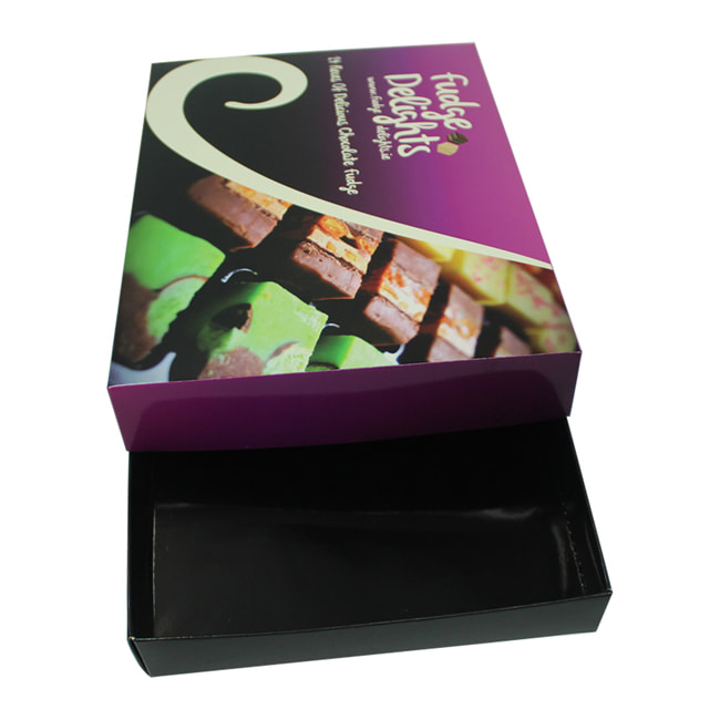 Purple Chocolate Box With Custom Design