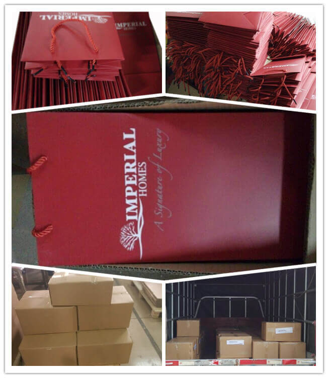 packaging and shipping for paper gift bag