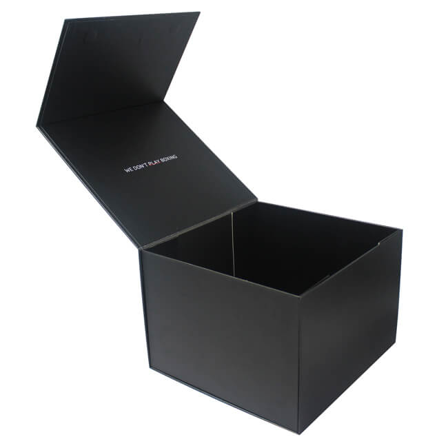Black Cardboard Gift Boxes for Hat Packing