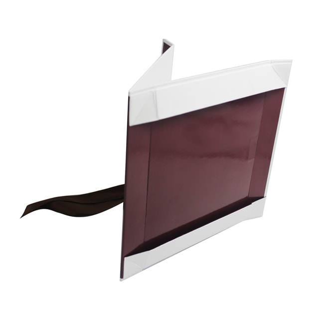 Custom Printed Foldable Gift Box With Ribbon