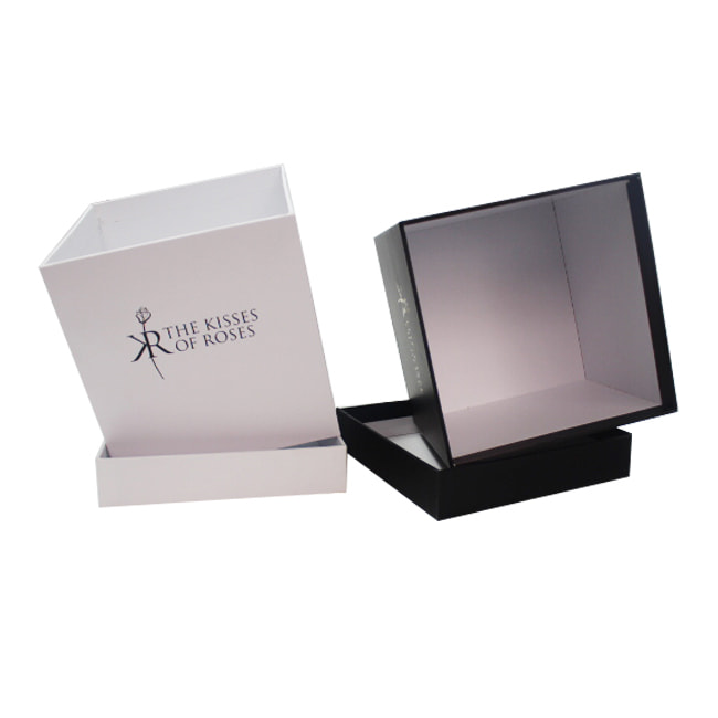Black And White Flower Packaging Box