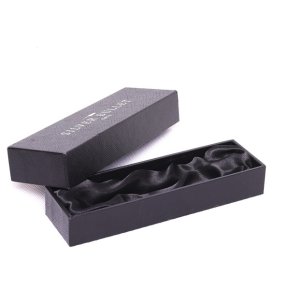 Recycled Gift Boxes, Black Gift Boxes With Lids And Fabric